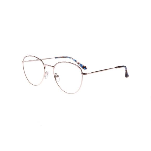 New Designer Inspired BLUSH Silver NELLA Eyeglasses 52mm with Case - Picture 1 of 2